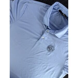 RLX Ralph Lauren Golf Polo Omaha Country Club Senior Open Blue XL